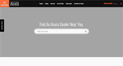 Desktop Screenshot of michiganacuradealers.com